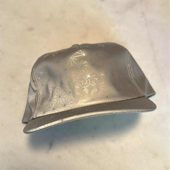 Silver and Holographic Epcot Disney Adult Baseball Cap - Picture 3 of 7